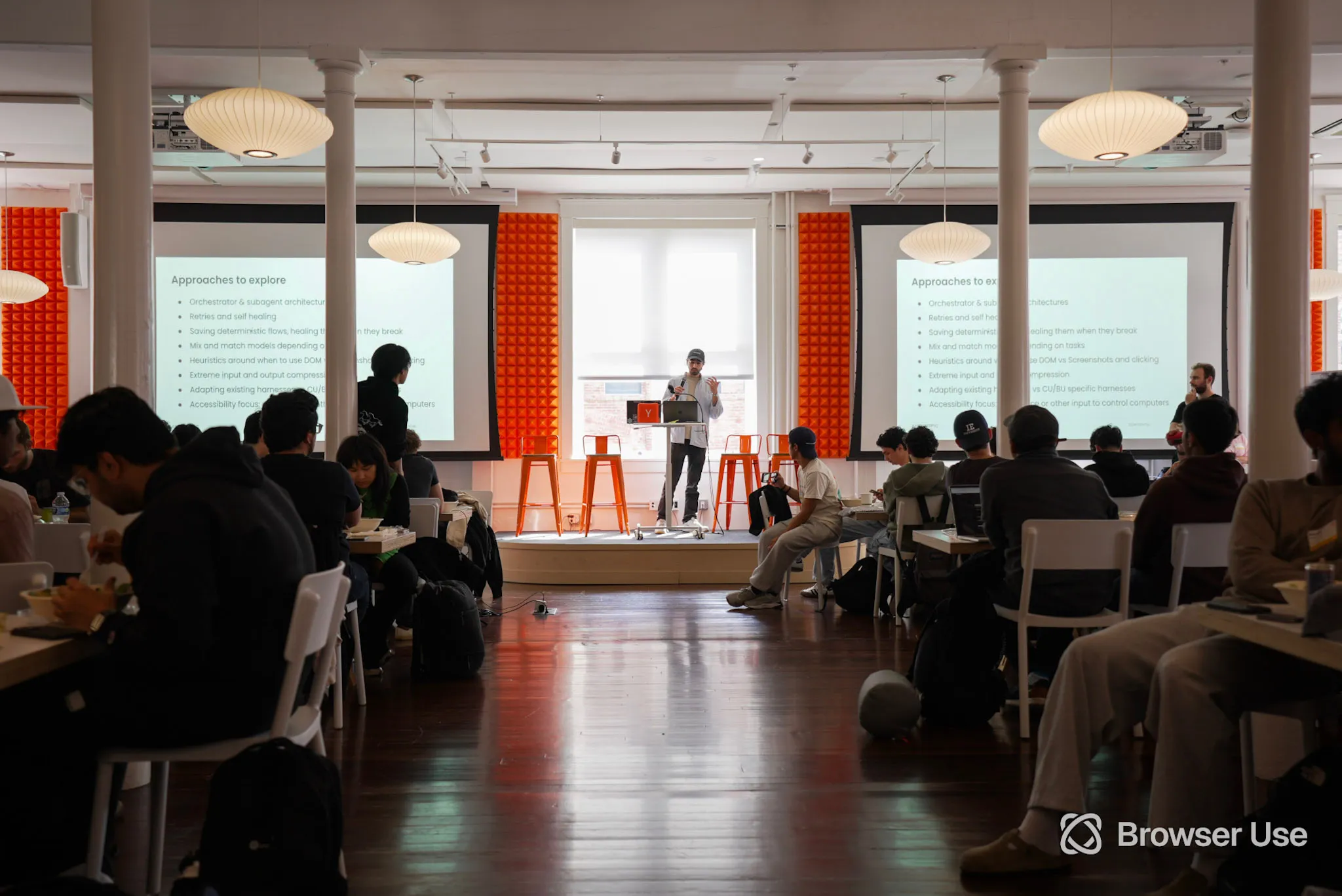 Kickoff at the Web Agents Hackathon at Y Combinator HQ in San Francisco